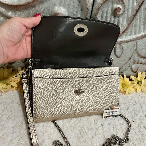 Authentic COACH Exotic Chain Crossbody EUC! # 39026 RARE! - Picture 6 of 11